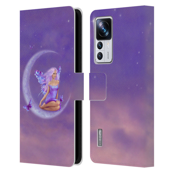 Rachel Anderson Pixies Lavender Moon Leather Book Wallet Case Cover For Xiaomi 12T Pro