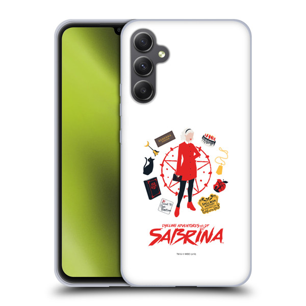 Chilling Adventures of Sabrina Graphics Essentials Soft Gel Case for Samsung Galaxy A34 5G