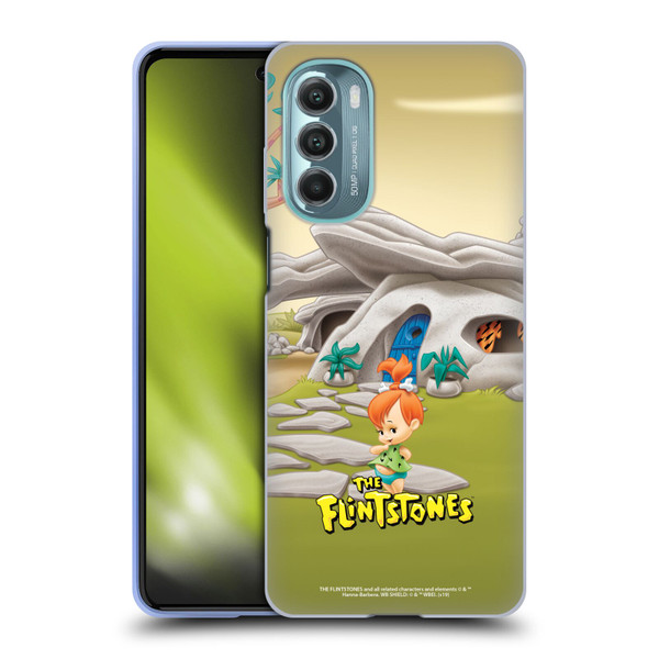 The Flintstones Characters Pebbles Flintstones Soft Gel Case for Motorola Moto G Stylus 5G (2022)