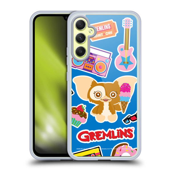Gremlins Graphics Sticker Print Soft Gel Case for Samsung Galaxy A34 5G