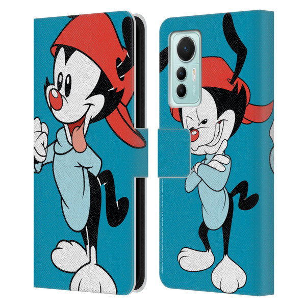 Animaniacs Graphics Wakko Leather Book Wallet Case Cover For Xiaomi 12 Lite