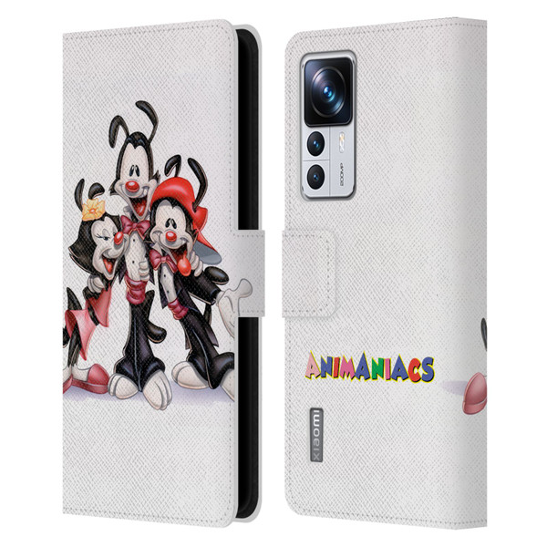 Animaniacs Graphics Formal Leather Book Wallet Case Cover For Xiaomi 12T Pro