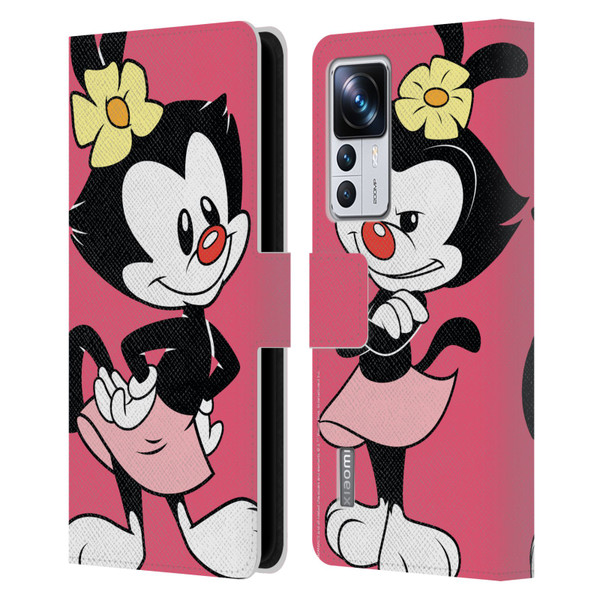 Animaniacs Graphics Dot Leather Book Wallet Case Cover For Xiaomi 12T Pro