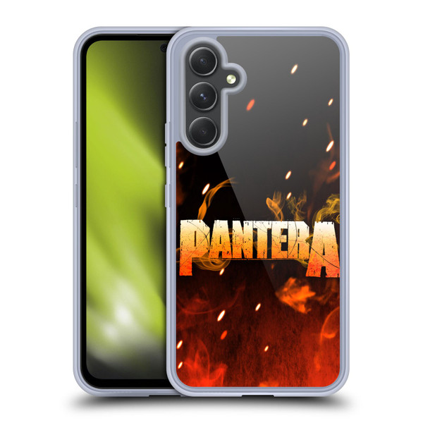 Pantera Art Fire Soft Gel Case for Samsung Galaxy A54 5G