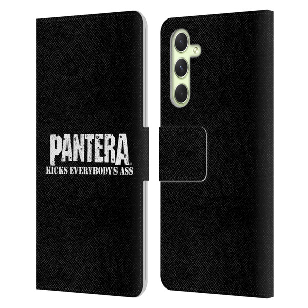 Pantera Art Kicks Leather Book Wallet Case Cover For Samsung Galaxy A54 5G