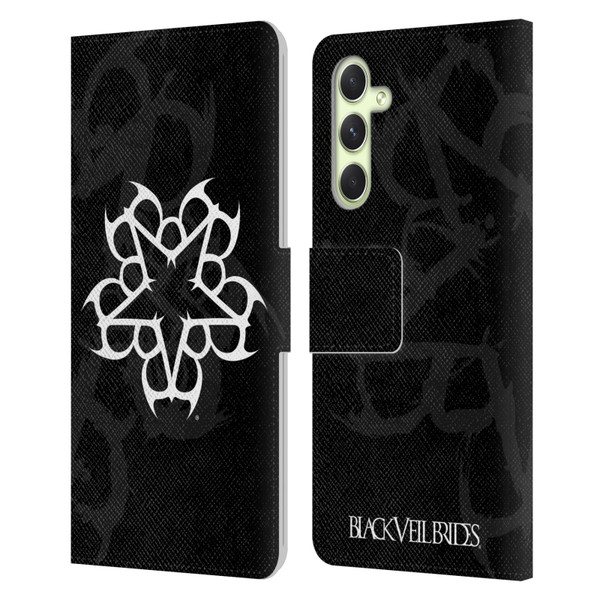 Black Veil Brides Band Art Logo Leather Book Wallet Case Cover For Samsung Galaxy A54 5G