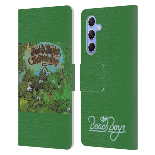 The Beach Boys Album Cover Art Smiley Smile Leather Book Wallet Case Cover For Samsung Galaxy A34 5G