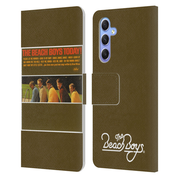 The Beach Boys Album Cover Art Today Leather Book Wallet Case Cover For Samsung Galaxy A34 5G