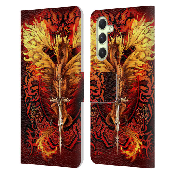 Ruth Thompson Dragons Flameblade Leather Book Wallet Case Cover For Samsung Galaxy A54 5G