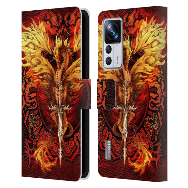 Ruth Thompson Dragons Flameblade Leather Book Wallet Case Cover For Xiaomi 12T Pro