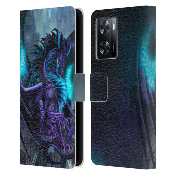 Ruth Thompson Dragons 2 Talisman Leather Book Wallet Case Cover For OPPO A57s
