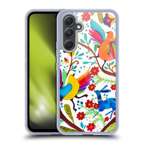 Sylvie Demers Floral Rainbow Wings Soft Gel Case for Samsung Galaxy A54 5G