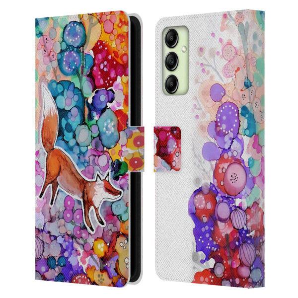 Sylvie Demers Nature Soaring Leather Book Wallet Case Cover For Samsung Galaxy A14 5G