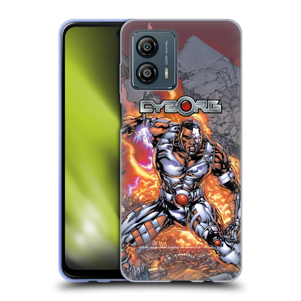 Cyborg DC Comics Fast Fashion Cover Soft Gel Case for Motorola Moto G53 5G