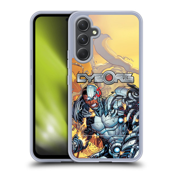 Cyborg DC Comics Fast Fashion Comic Soft Gel Case for Samsung Galaxy A54 5G