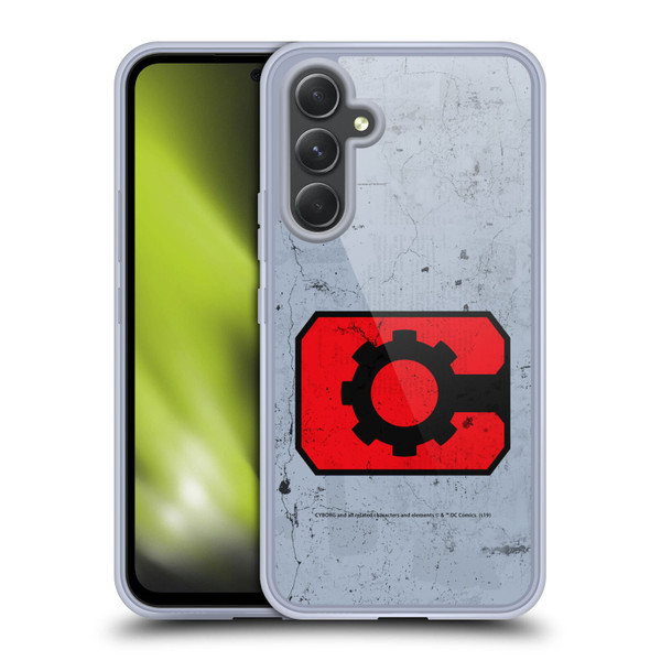 Cyborg DC Comics Logos Classic Soft Gel Case for Samsung Galaxy A54 5G