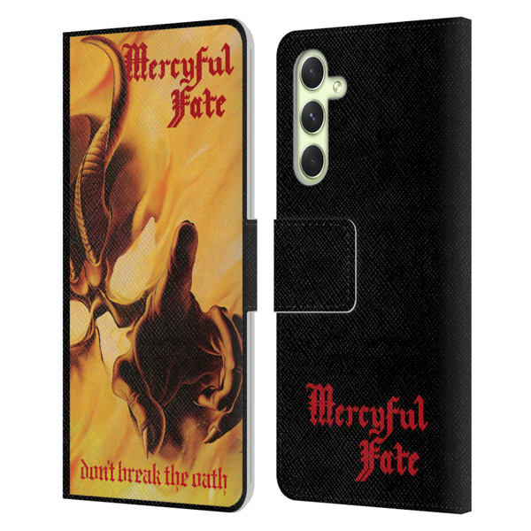 Mercyful Fate Black Metal Don't Break the Oath Leather Book Wallet Case Cover For Samsung Galaxy A54 5G