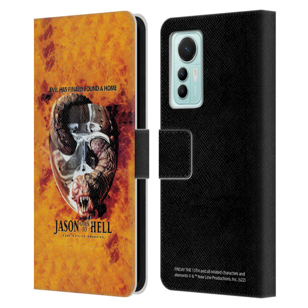 Friday the 13th: Jason Goes To Hell Graphics Key Art Leather Book Wallet Case Cover For Xiaomi 12 Lite