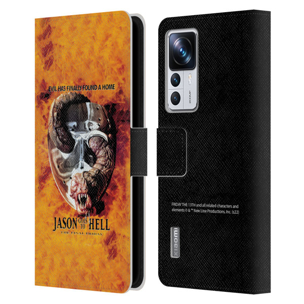 Friday the 13th: Jason Goes To Hell Graphics Key Art Leather Book Wallet Case Cover For Xiaomi 12T Pro