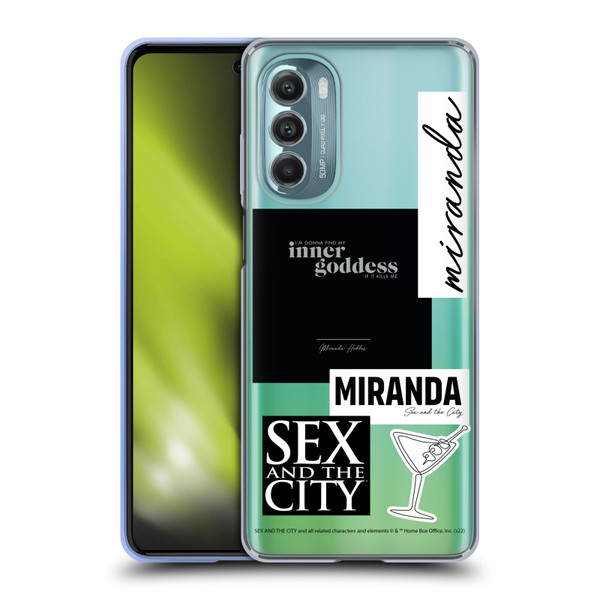 Sex and The City: Television Series Characters Inner Goddess Miranda Soft Gel Case for Motorola Moto G Stylus 5G (2022)
