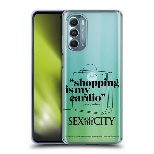Sex and The City: Television Series Characters Shopping Cardio Carrie Soft Gel Case for Motorola Moto G Stylus 5G (2022)