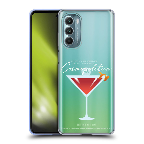 Sex and The City: Television Series Graphics Glass Soft Gel Case for Motorola Moto G Stylus 5G (2022)