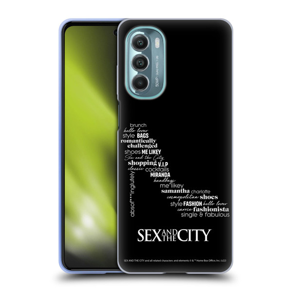 Sex and The City: Television Series Graphics Shoe Soft Gel Case for Motorola Moto G Stylus 5G (2022)