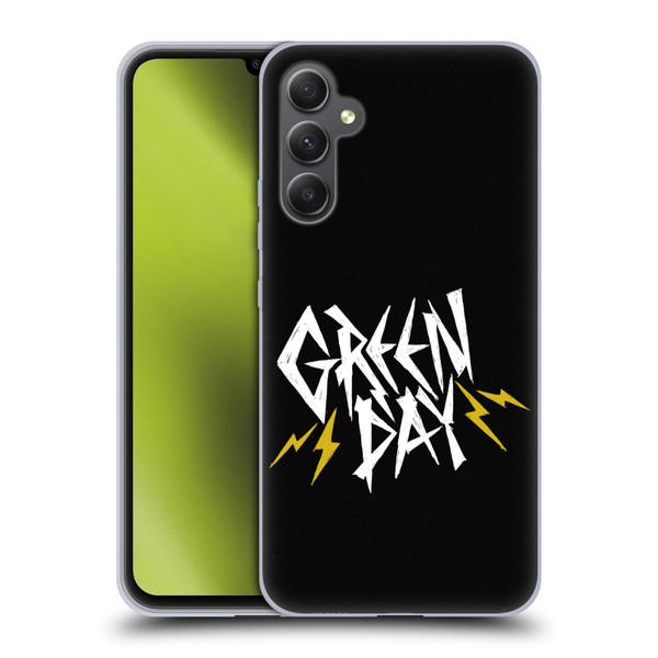 Green Day Graphics Bolts Soft Gel Case for Samsung Galaxy A34 5G