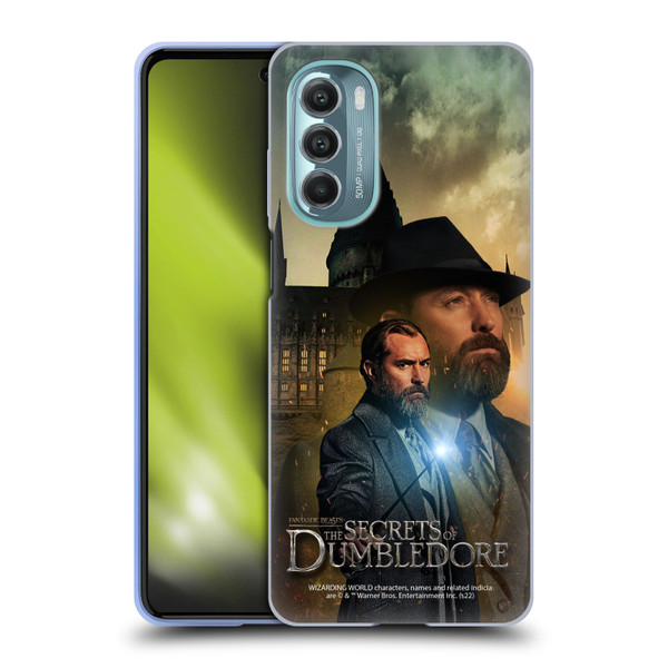 Fantastic Beasts: The Secrets of Dumbledore Character Art Albus Dumbledore Soft Gel Case for Motorola Moto G Stylus 5G (2022)