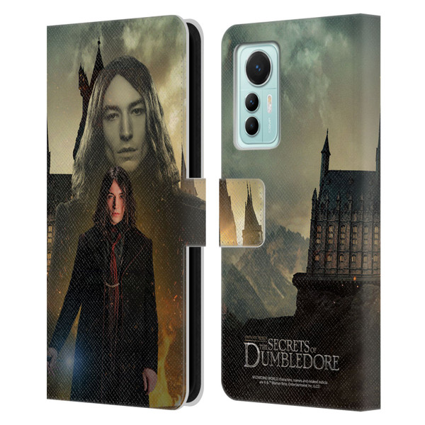 Fantastic Beasts: Secrets of Dumbledore Character Art Credence Barebone Leather Book Wallet Case Cover For Xiaomi 12 Lite