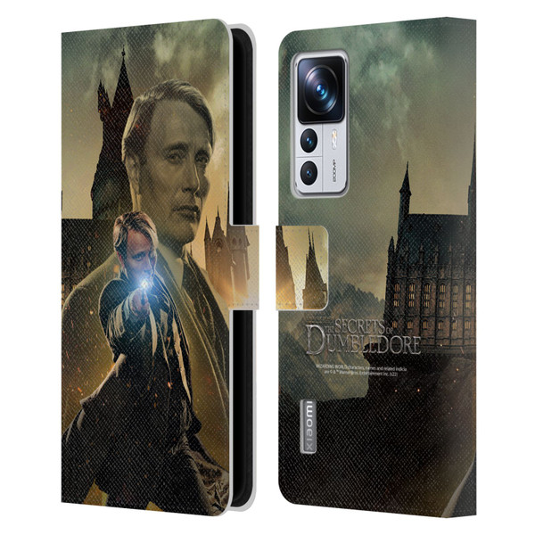 Fantastic Beasts: Secrets of Dumbledore Character Art Gellert Grindelwald Leather Book Wallet Case Cover For Xiaomi 12T Pro