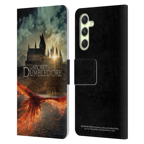 Fantastic Beasts: Secrets of Dumbledore Key Art Poster Leather Book Wallet Case Cover For Samsung Galaxy A54 5G