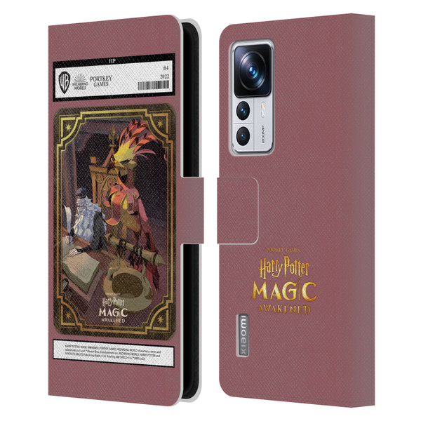 Harry Potter: Magic Awakened Characters Dumbledore Card Leather Book Wallet Case Cover For Xiaomi 12T Pro