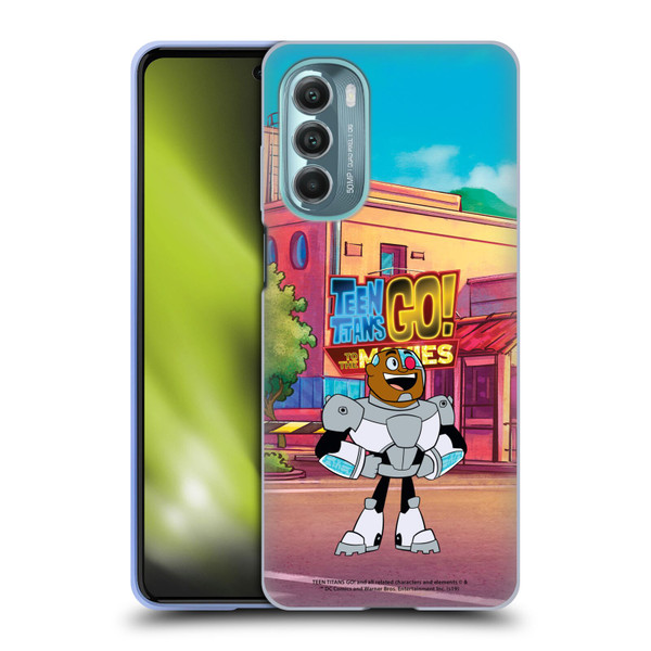 Teen Titans Go! To The Movies Character Art Cyborg Soft Gel Case for Motorola Moto G Stylus 5G (2022)
