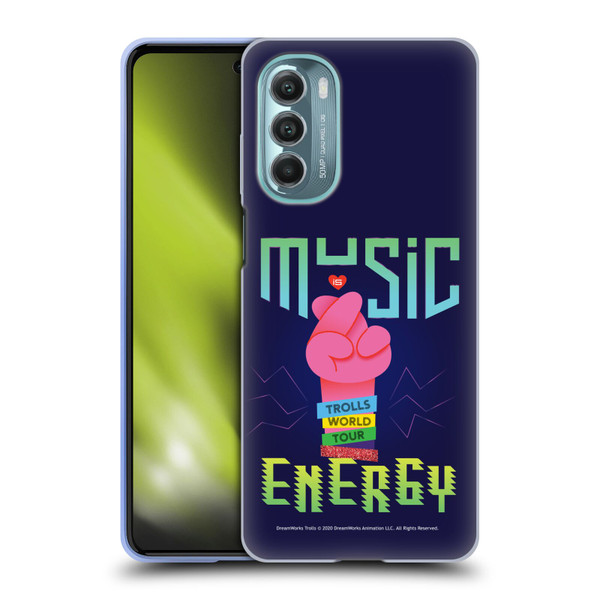Trolls World Tour Key Art Music Is Energy Soft Gel Case for Motorola Moto G Stylus 5G (2022)