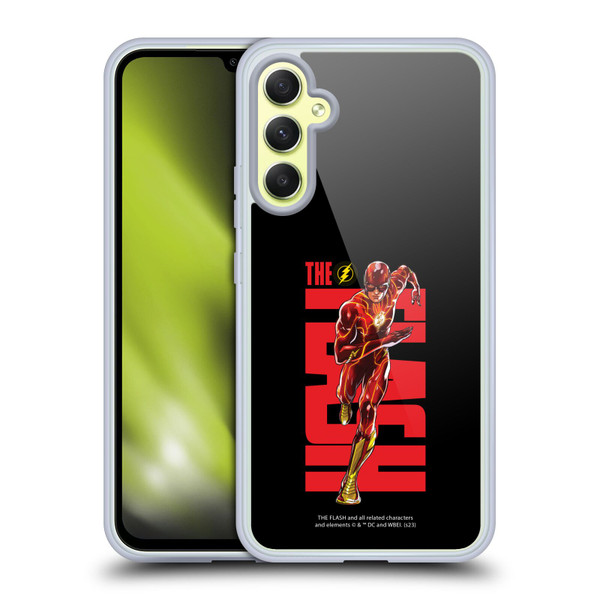 The Flash 2023 Graphics Barry Allen Soft Gel Case for Samsung Galaxy A34 5G