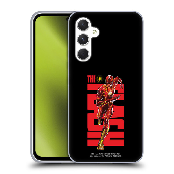The Flash 2023 Graphics Barry Allen Soft Gel Case for Samsung Galaxy A54 5G