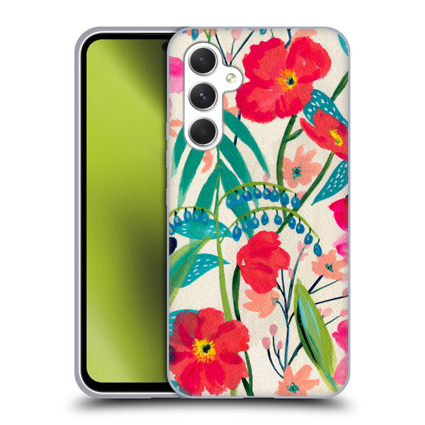 Suzanne Allard Floral Graphics Garden Party Soft Gel Case for Samsung Galaxy A54 5G