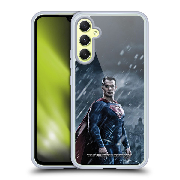 Batman V Superman: Dawn of Justice Graphics Superman Soft Gel Case for Samsung Galaxy A34 5G
