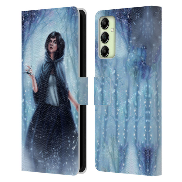 Tiffany "Tito" Toland-Scott Christmas Art Snow White In Snowy Forest Leather Book Wallet Case Cover For Samsung Galaxy A14 5G