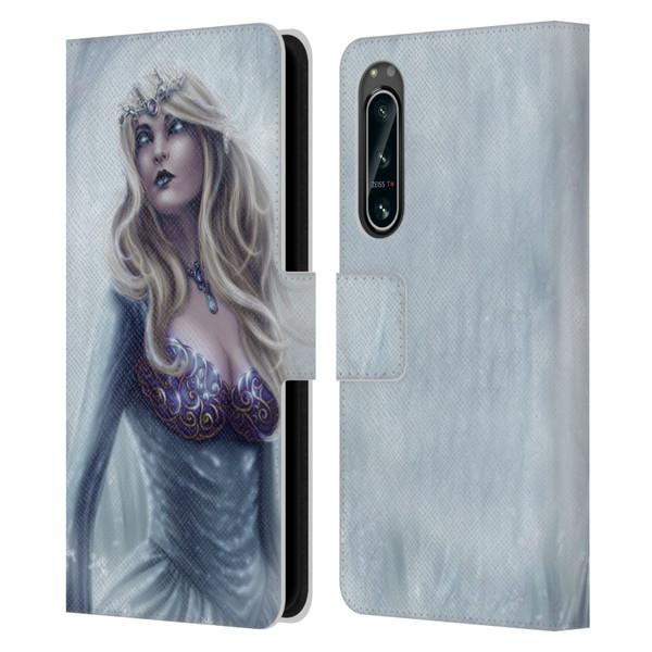 Tiffany "Tito" Toland-Scott Christmas Art Winter Forest Queen Leather Book Wallet Case Cover For Sony Xperia 5 IV