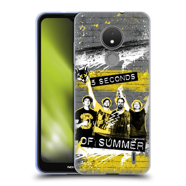 5 Seconds of Summer Posters Splatter Soft Gel Case for Nokia C21