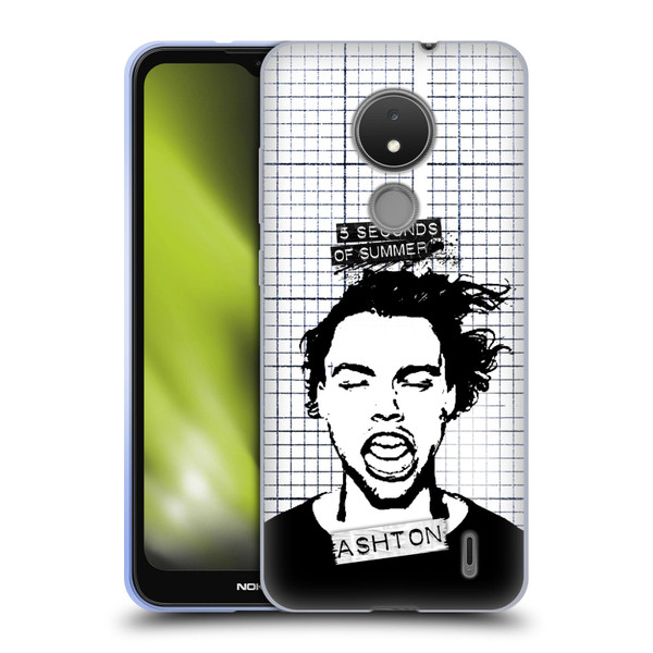5 Seconds of Summer Solos Grained Ashton Soft Gel Case for Nokia C21