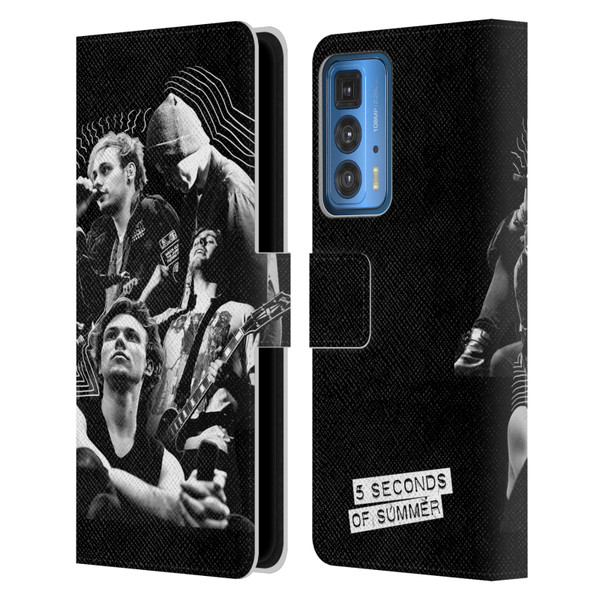5 Seconds of Summer Posters Punkzine 2 Leather Book Wallet Case Cover For Motorola Edge 20 Pro