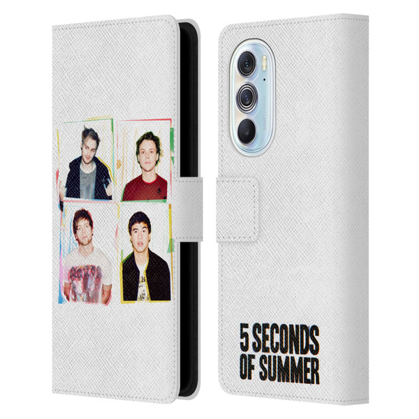 5 Seconds of Summer Posters Polaroid Leather Book Wallet Case Cover For Motorola Edge X30