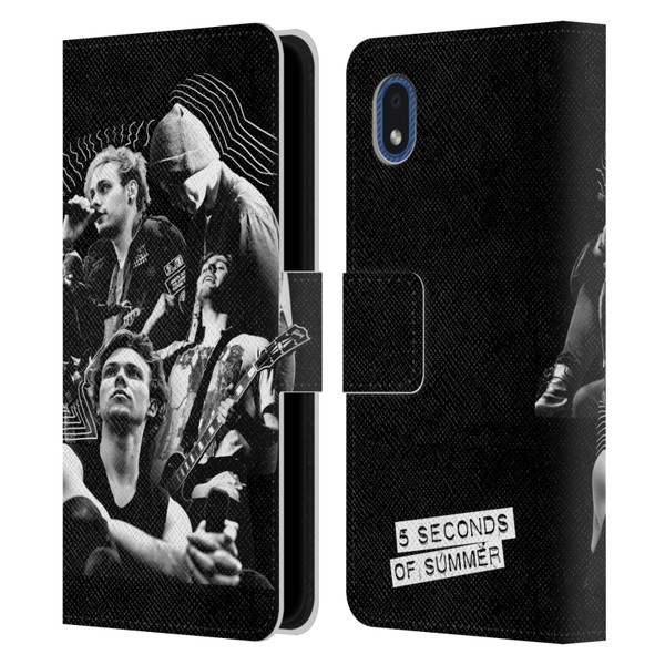 5 Seconds of Summer Posters Punkzine 2 Leather Book Wallet Case Cover For Samsung Galaxy A01 Core (2020)