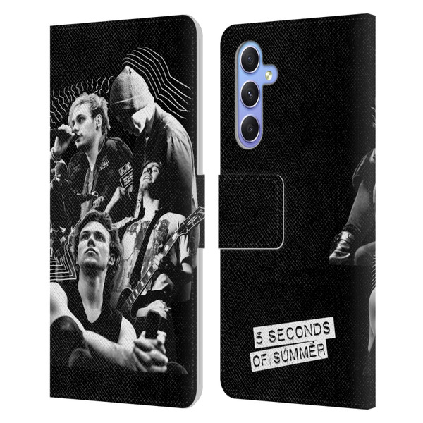 5 Seconds of Summer Posters Punkzine 2 Leather Book Wallet Case Cover For Samsung Galaxy A34 5G