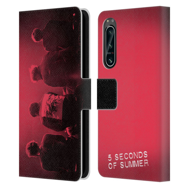 5 Seconds of Summer Posters Colour Washed Leather Book Wallet Case Cover For Sony Xperia 5 IV