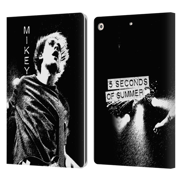 5 Seconds of Summer Solos BW Mikey Leather Book Wallet Case Cover For Apple iPad 10.2 2019/2020/2021