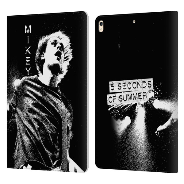 5 Seconds of Summer Solos BW Mikey Leather Book Wallet Case Cover For Apple iPad Pro 10.5 (2017)